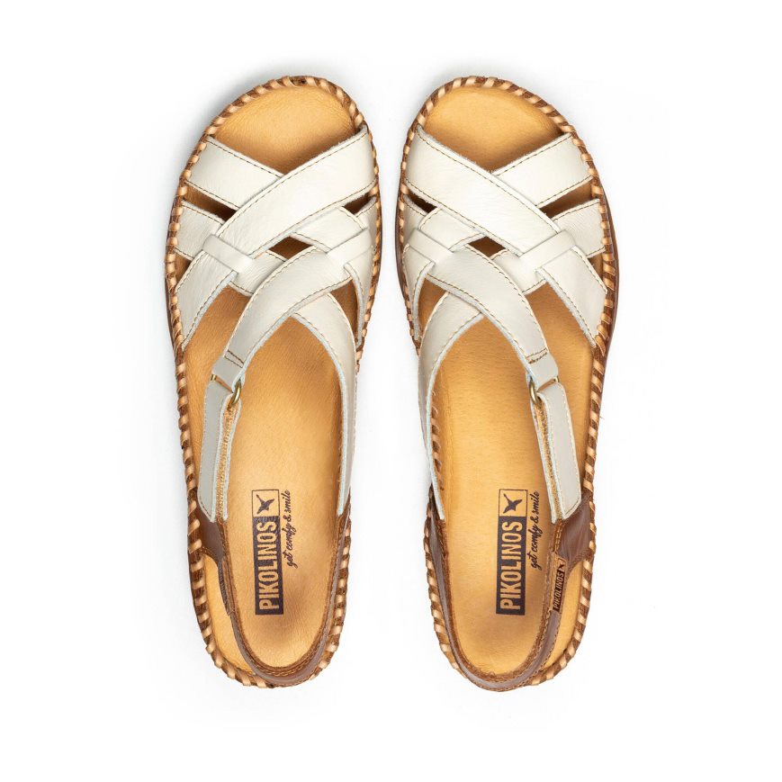 Women's Pikolinos CADAQUES Sandals White | NZ Q83502Q